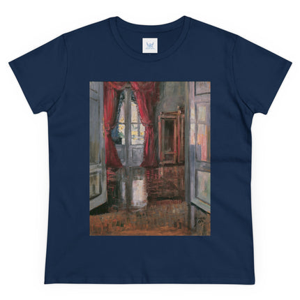 View into an Apartment by Egon Schiele Women's Midweight Cotton Tee