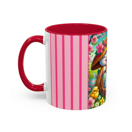 Geisha Kitten’s Easter Delight Colorful Mugs (11oz, 15oz)