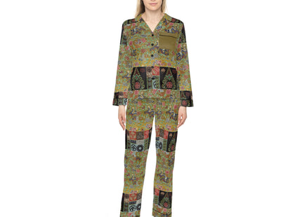 Chinois et Japonais 2 by Auguste Racinet Women’s Satin Pajamas