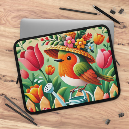 The Little Garden Tender Laptop Sleeve – Sunshine, Care & Storybook Charm