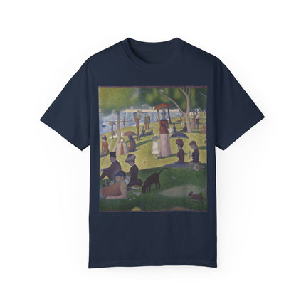 A Sunday on La Grande Jatte by Georges Seurat Unisex Garment-Dyed T-shirt