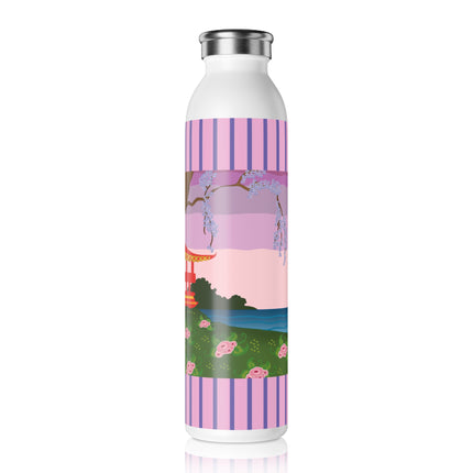 Elegance and Blooms Slim Water Bottle