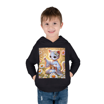 Daisy Chain Whimsy Toddler Pullover Fleece Hoodie