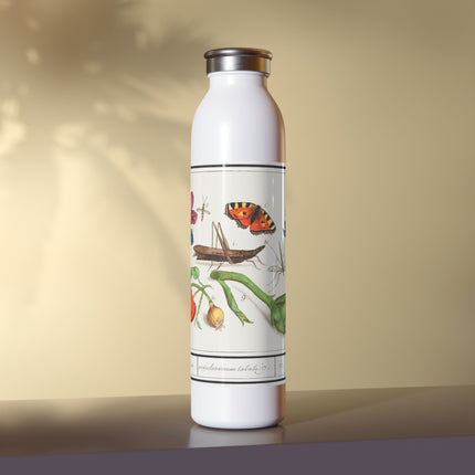 Natural History Ensemble, No. 17 by Anselmus Boëtius de Boodt Slim Water Bottle