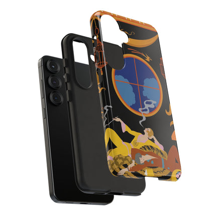 Art Deco Lounge Phone Case – Opulent Smoke & Timeless Glamour