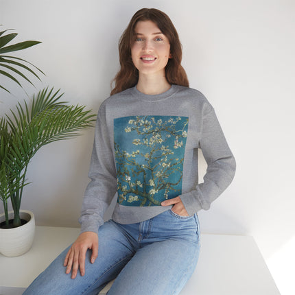Almond Blossom by Vincent van Gogh Heavy Blend™ Crewneck Sweatshirt
