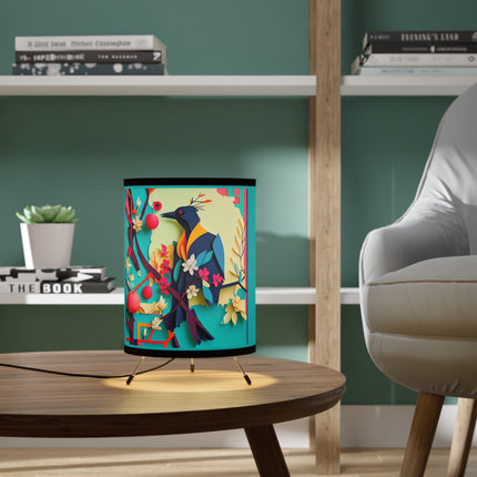 Curious Crow Tripod Lamp