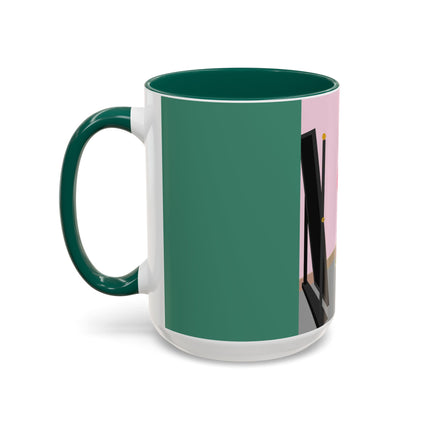 The Yellow Hat Colorful Mugs – 1920s Vogue Whimsy & Playful Elegance