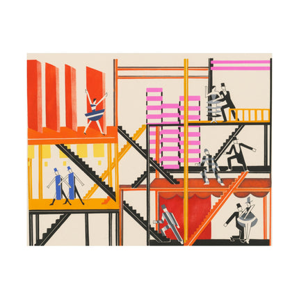 Maquettes de Théatre 4 by Alexandra Exter Premium Matte Horizontal Posters