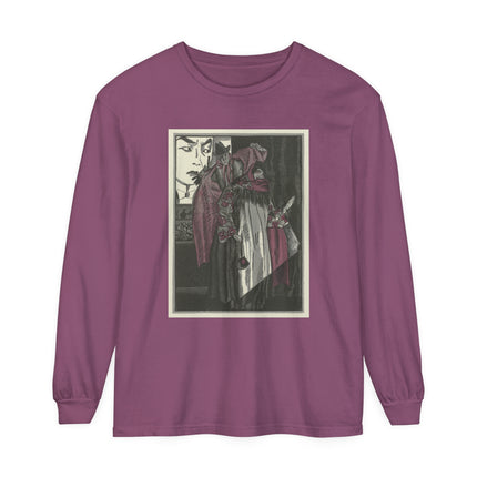 L’écran by Fernand Siméon Garment-dyed Long Sleeve T-Shirt