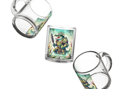 Swamp Tyrant Glass Mug, 10oz