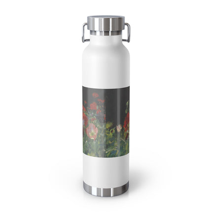 Poppies (A Study of Poppies for Carnation, Lily, Lily, Rose) by John Singer Sargent Copper Vacuum Insulated Bottle, 22oz