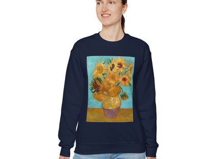 Vase with Twelve Sunflowers by Vincent Van Gogh Heavy Blend™ Crewneck Sweatshirt