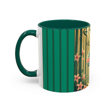 Geisha Kitten’s Easter Stroll Colorful Mugs (11oz, 15oz)