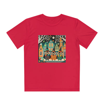 Night of the Trick-or-Treating Owlets Youth Competitor Tee