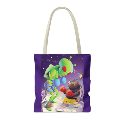Cosmic Clash Tote Bag (AOP)