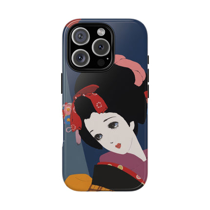 Geisha Portrait Phone Case – Elegant Beauty & Timeless Grace