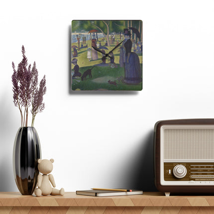 A Sunday on La Grande Jatte by Georges Seurat Acrylic Wall Clock