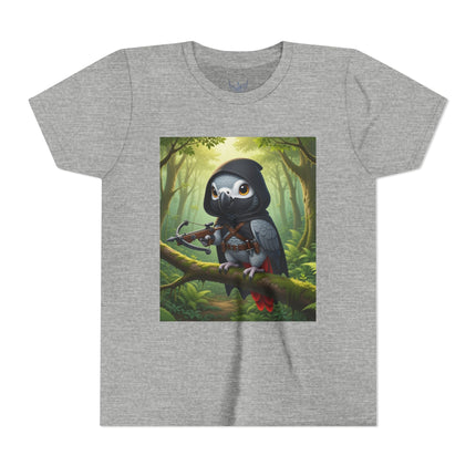 The African Grey Sentinel Youth Short Sleeve Tee