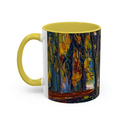In the Park of St. Cloud by Wassily Kandinsky Colorful Mugs (11oz, 15oz)