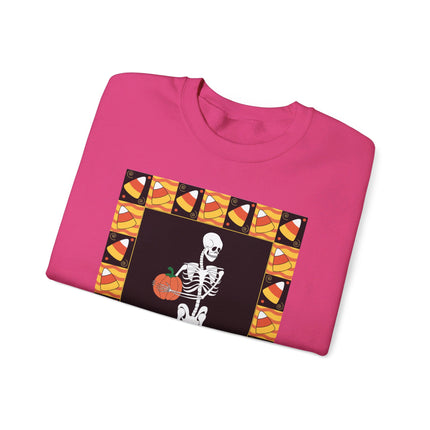 Candy Corn Skeleton Unisex Heavy Blend™ Crewneck Sweatshirt