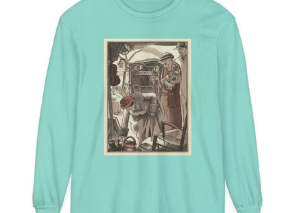 Bric-A-Brac by Fernand Siméon Garment-dyed Long Sleeve T-Shirt