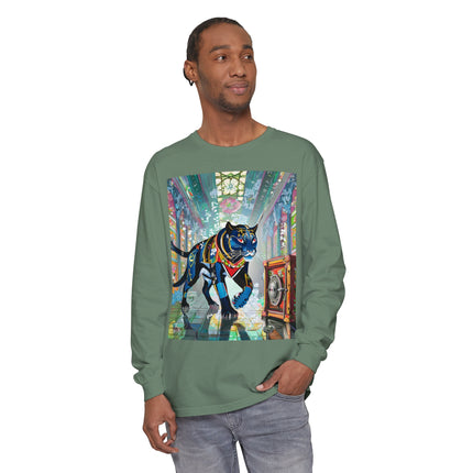 Cyber Panther's Hunt Long Sleeve T-Shirt