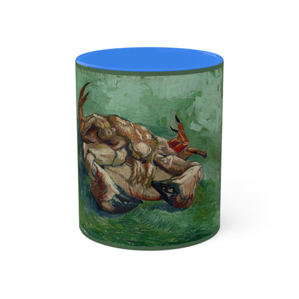 Crab on its Back by Vincent Van Gogh Colorful Mugs, 11oz