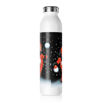 A Festive Snowball Slim Water Bottle