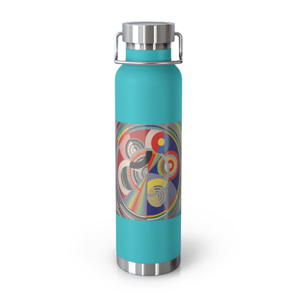 Rythme No. 1 by Robert Delaunay Copper Vacuum Insulated Bottle, 22oz