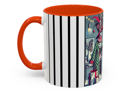 Whimsical Christmas Tea Party Colorful Mugs (11oz, 15oz)