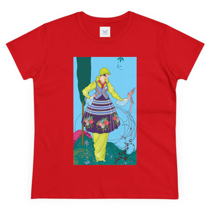 Exquisite Elegance by Umberto Brunelleschi Women's Midweight Cotton Tee
