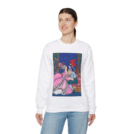 The Jealous Parrot by George Barbier Heavy Blend™ Crewneck Sweatshirt