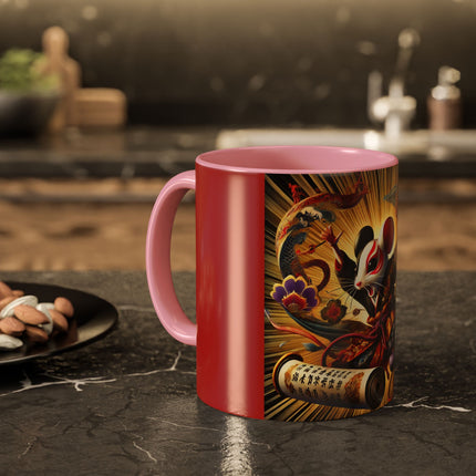 Theatrical Mouse on a Mission Colorful Mugs (11oz, 15oz)