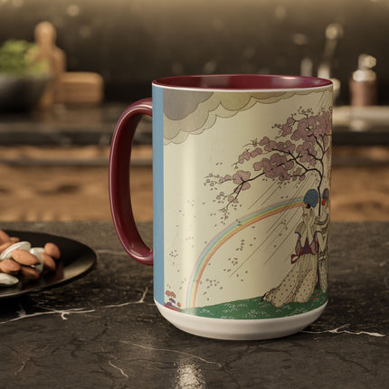 L’Arc-en-Ciel by George Barbier Colorful Mugs (11oz, 15oz)
