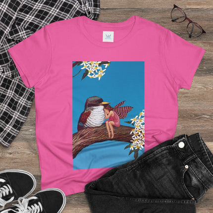 Magnolia Fairy and the Woodland Bird Cotton Tee