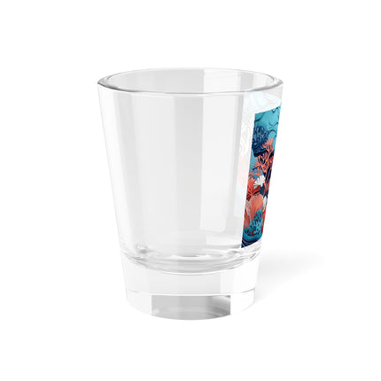 Enchanting Underwater Scene Shot Glass, 1.5oz