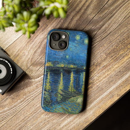 Starry Night Over the Rhone by Vincent Van Gogh Phone Cases