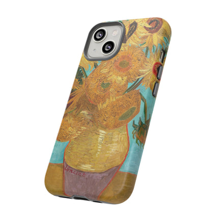 Vase with Twelve Sunflowers by Vincent Van Gogh Phone Cases