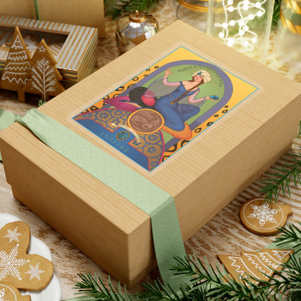 December & Tanzanite (from the Gem Series) by Sofia Chiostri Kiss-Cut Stickers (4 Sizes)