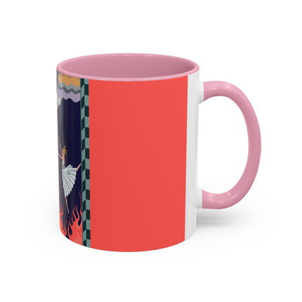 The Firebird's Awakening Colorful Mug (11oz, 15oz) – Ballet Fantasy, Mythic Fire & Art Deco Drama