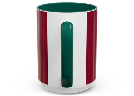 Elegant Holiday Woman with Gifts Colorful Mugs (11oz, 15oz)