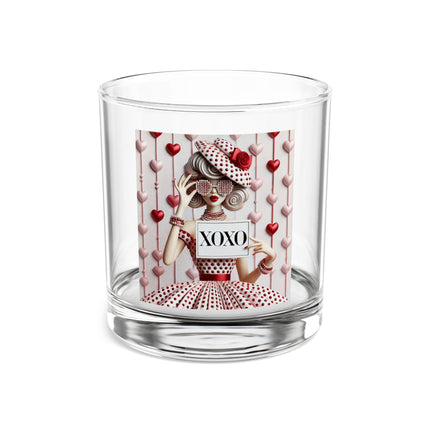 Fashionably Yours, XOXO Rocks Glass, 10oz
