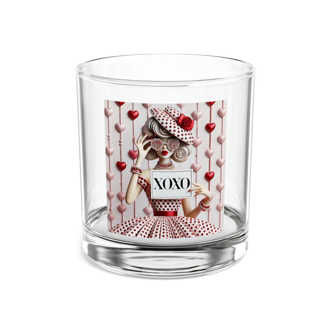 Fashionably Yours, XOXO Rocks Glass, 10oz