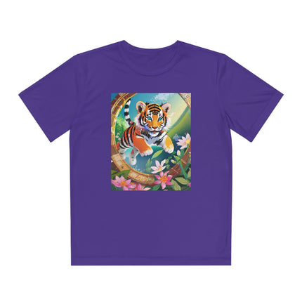 Majestic Tiger Cub Youth Competitor Tee – Courage, Adventure & Fiery Spirit