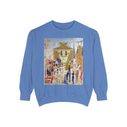 The Cathedrals of Wall Street Unisex Garment-Dyed Sweatshirt