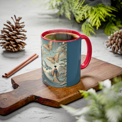 Butterfly Empress Colorful Mug – Graceful Butterflies & Timeless Elegance
