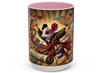 Theatrical Mouse on a Mission Colorful Mugs (11oz, 15oz)