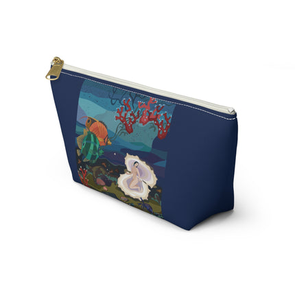 Ocean Pearl Siren Cosmetic Bag – Mystical Mermaid & Marine Enchantment