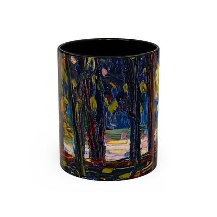 In the Park of St. Cloud by Wassily Kandinsky Colorful Mugs (11oz, 15oz)